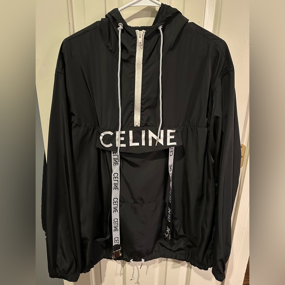 CELINE WINDBREAKER IN LIGHTWEIGHT NYLON
BLACK